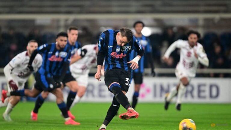 BERGAMO, Italy :Atalanta were held to a 1-1 draw at home by Torino on Saturday,    after Mateo Retegui missed the chance to win the tie from the penalty spot.