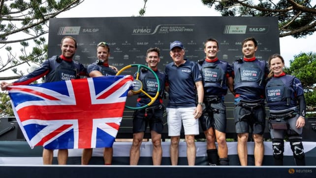 Sailing-Britain’s Fletcher signals America’s Cup intentions with first Sail GP win