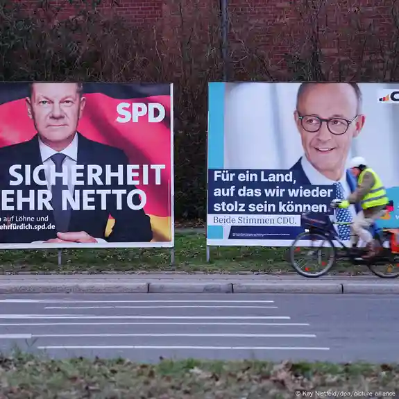 German election: CDU wins election, early results show With counting finished, Germany’s conservative bloc has secured 28.5% of votes ahead of the far-right AfD with over 20%. Conservative leader Friedrich Merz urged Europe to distance itself from the US. German election: CDU wins election, early results show With counting finished, Germany’s conservative bloc has secured 28.5% of votes ahead of the far-right AfD with over 20%. Conservative leader Friedrich Merz urged Europe to distance itself from the US.