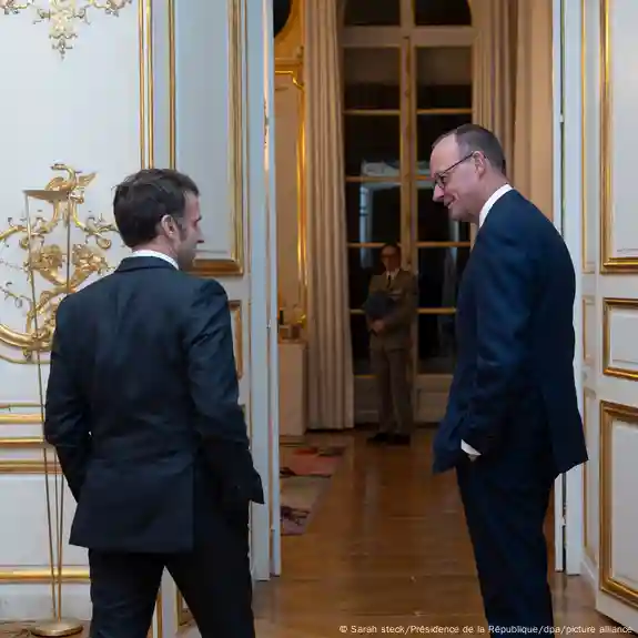 Merz Makes Talks with Macron in Paris