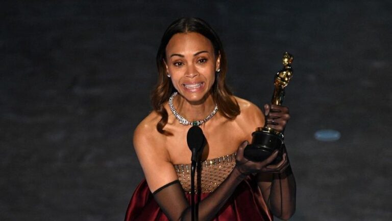 Zoe Saldaña Wins Best Supporting Actress for Emilia Pérez