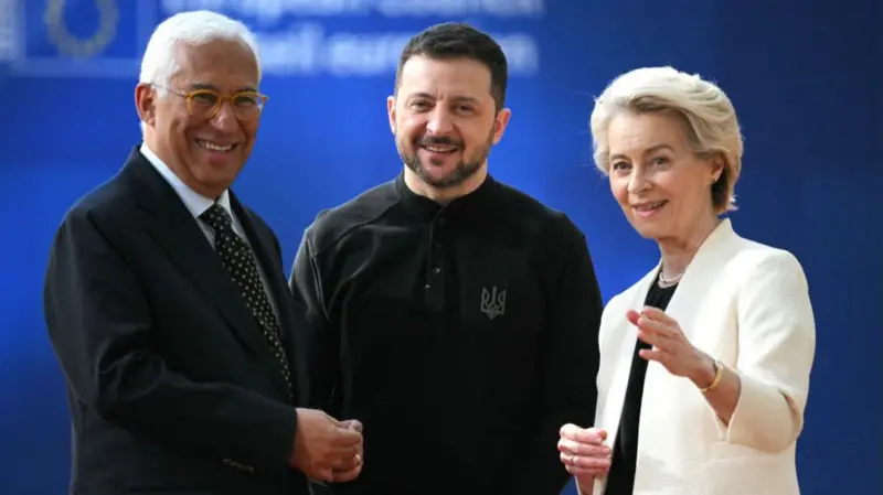 Zelensky Arrives in Brussels for Summit with European Leaders