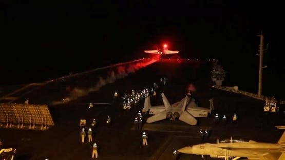 Yemen’s Houthi militia claimed  to have carried out a fourth attack in 72 hours on an American fleet   as the US military said its campaign against the Iran-backed armed group was ongoing.