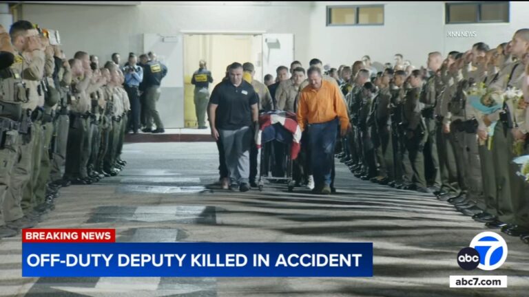 Off-duty Los Angeles County sheriff’s deputy killed in Santa Clarita crash