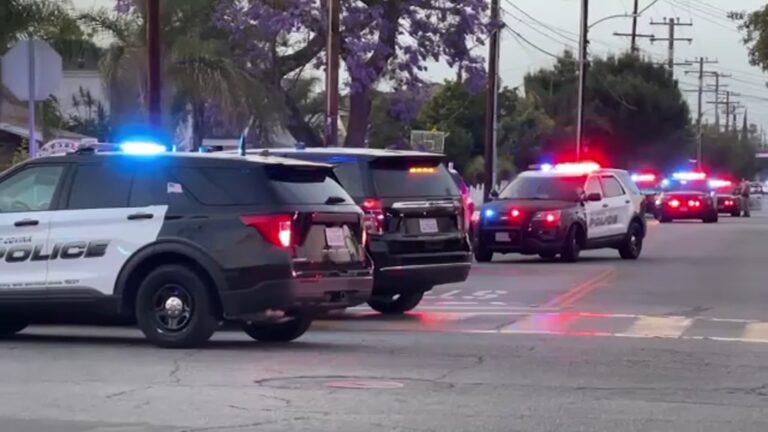 2 officers shot at scene involving barricaded suspect in Baldwin Park, LA County Fire Department says –