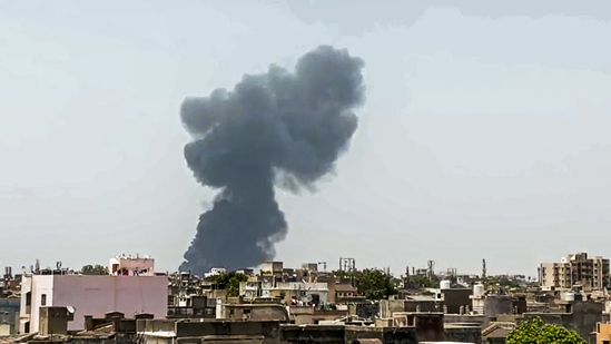 Air India plane with 242 passengers crashes near Ahmedabad airport.