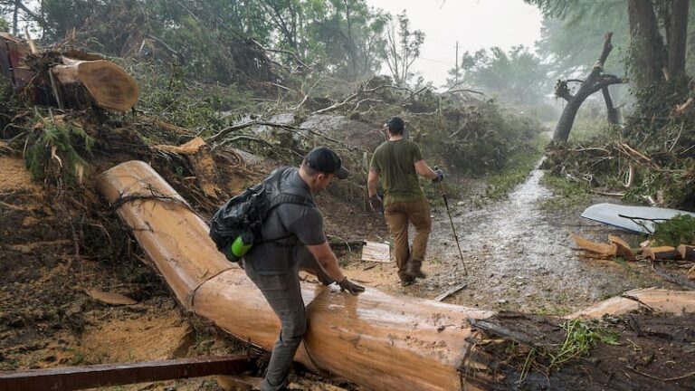 Death toll from Texas floods reaches 78; Trump plans visit.10 campers remain missing.