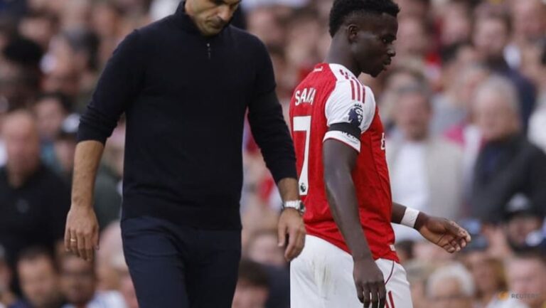 Arsenal’s Bukayo Saka and Kai Havertz will be sidelined for many weeks after picking up injuries
