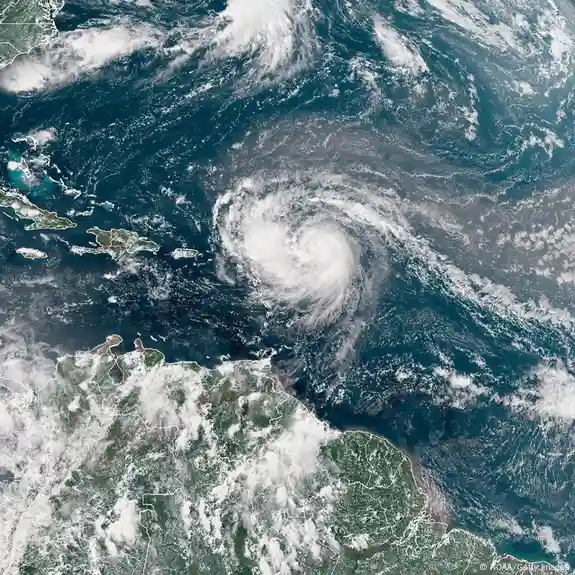 Hurricane Erin intensifies into a Category 4 storm