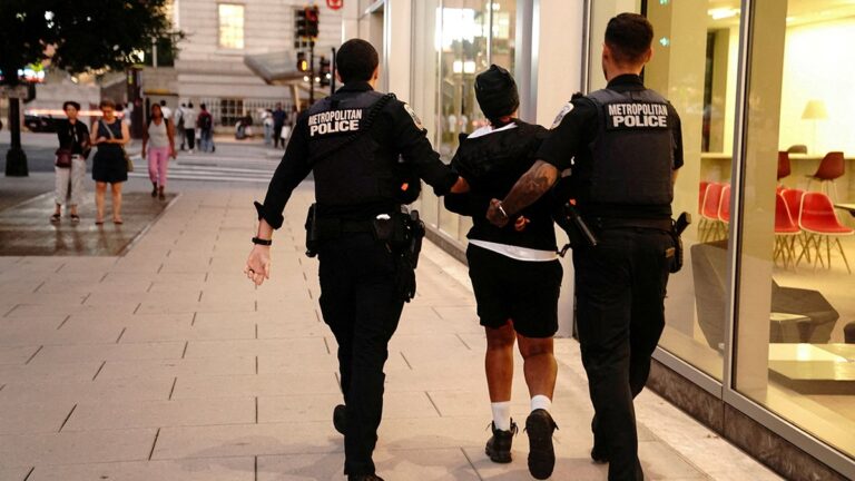 Nearly 200 arrested as federal agents take over D.C. police force