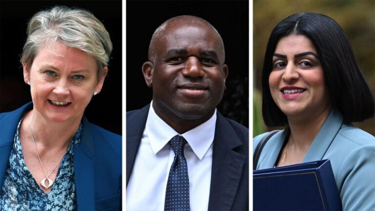 Lammy becomes deputy PM and Cooper moves to Foreign Office after Rayner exit triggers major reshuffle