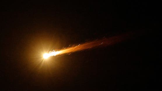 The Israeli military said  a missile launched from Yemen  fell in an open area outside Israeli territory. The third such launch within less than 24 hours.