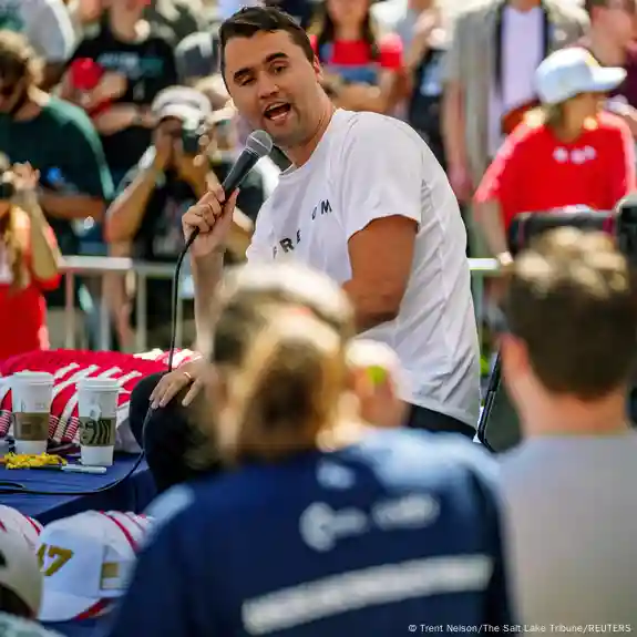 Charlie Kirk shot and killed at Utah event; “person of interest in custody,” governor says