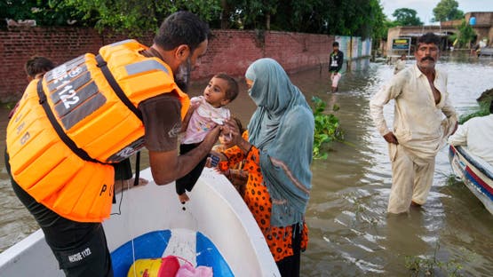 India warned Pakistan about possible cross-border flooding for the second time in as many weeks as monsoon deluges cause death and widespread destruction in both countries.
