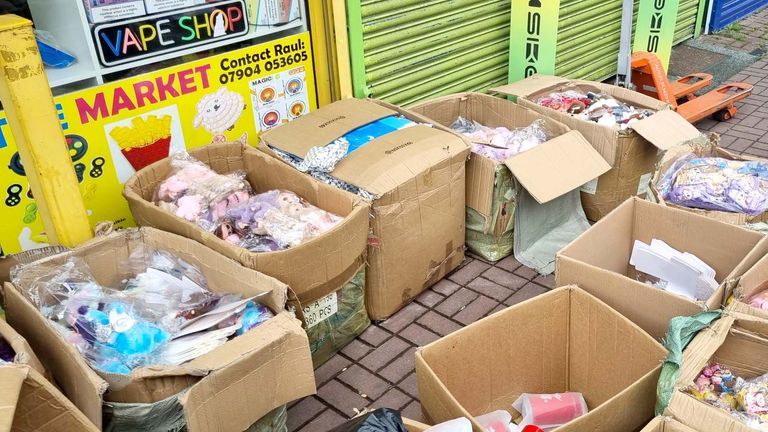 Fake Labubu dolls make up 90% of dangerous counterfeit toys worth £3.5m seized at UK border .