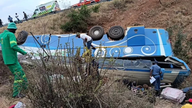 Forty-two Zimbabweans and Malawians killed after bus veers off road in South Africa”